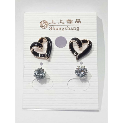 AS2138 - Anting-Anting 1 Set Love Black